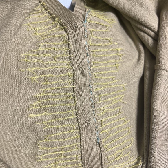 Zsa‎ Zsa Green sweater cardigan with bling Y2K large - Picture 9 of 9